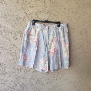 Ralph Lauren Linen Floral Shorts